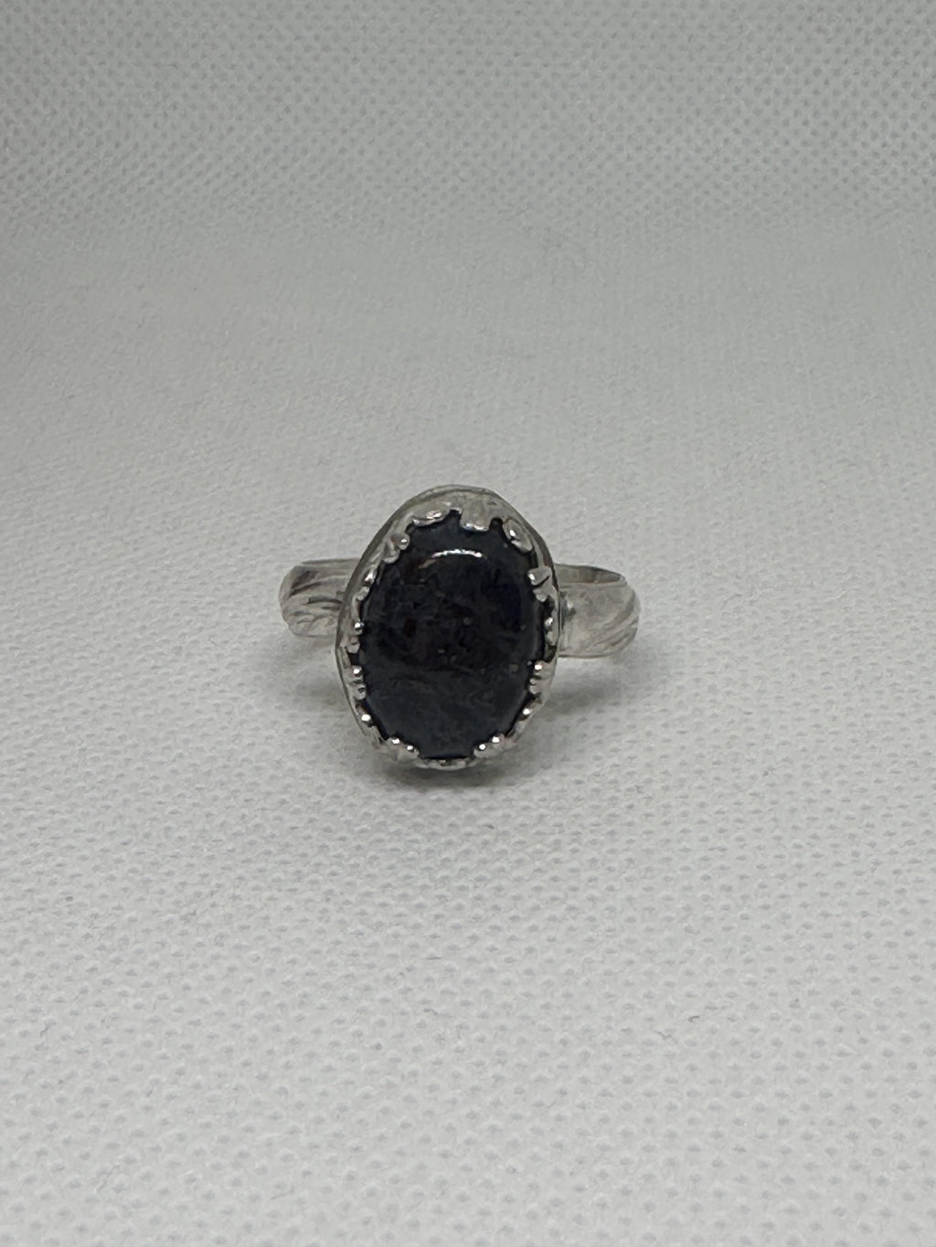 Iolite Oval Ring in Sterling Silver size 8 to assist with inner vision and clarity.
