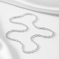 Sterling silver 18 inch rolo chain with small lobster clasp